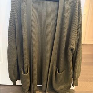 Wilfred Free Olive Cardigan Sweater